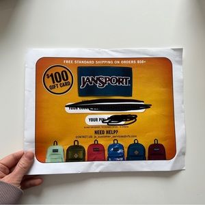 $100 Jansport Gift Card